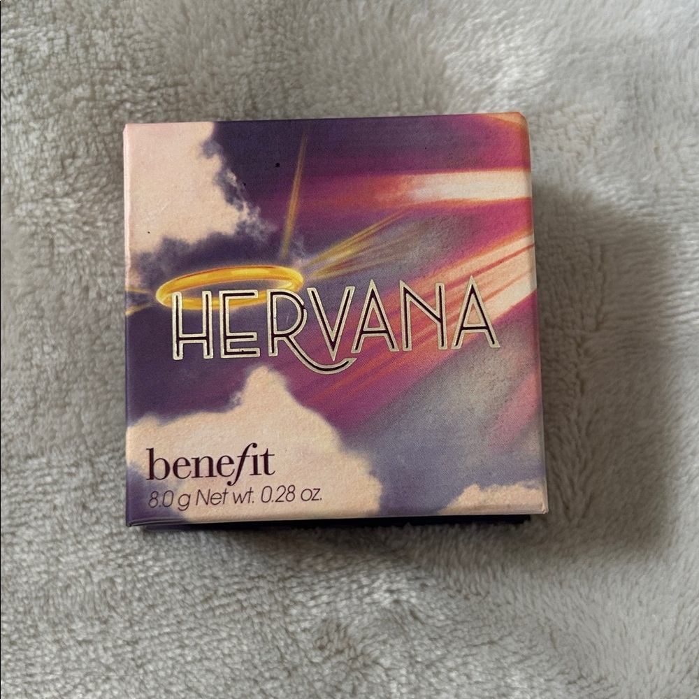 Benefit Hervana blush discontinued. Opened.